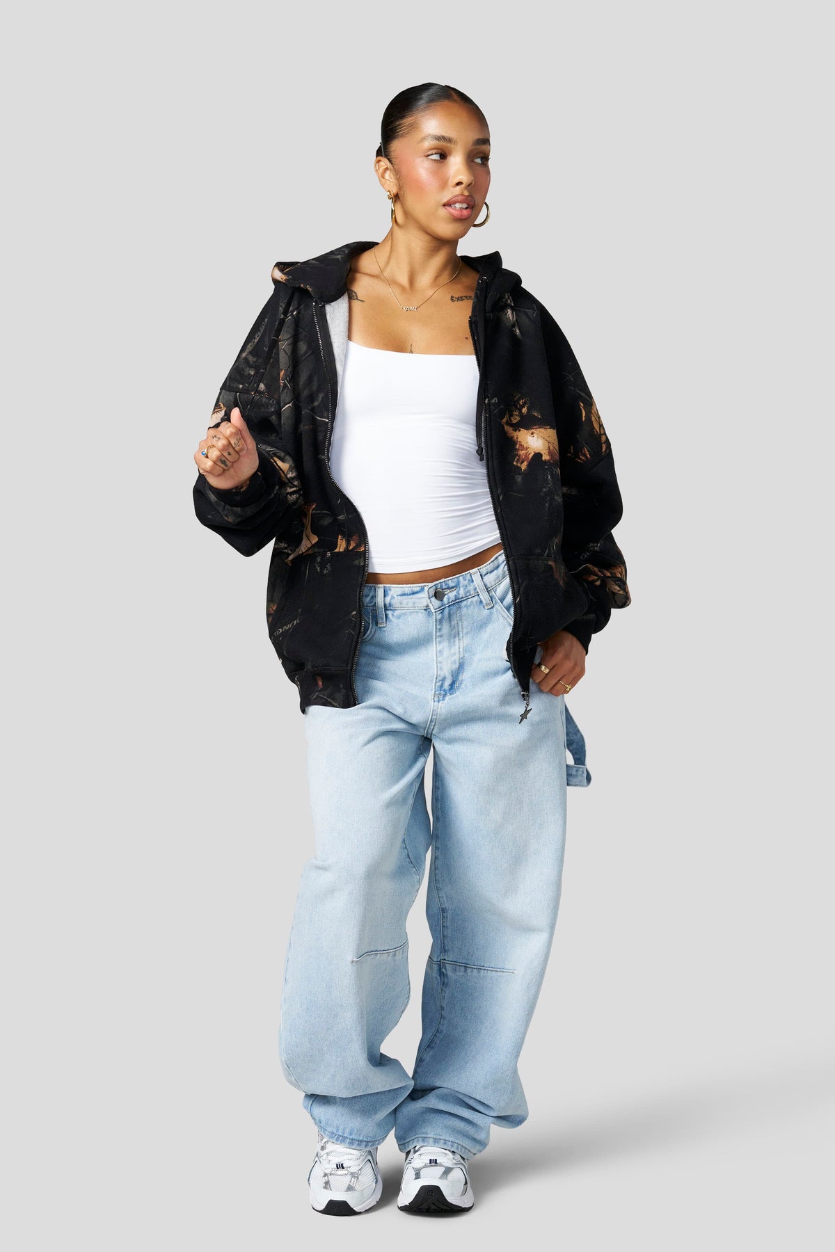 W533 Flashback Zip Hoodie