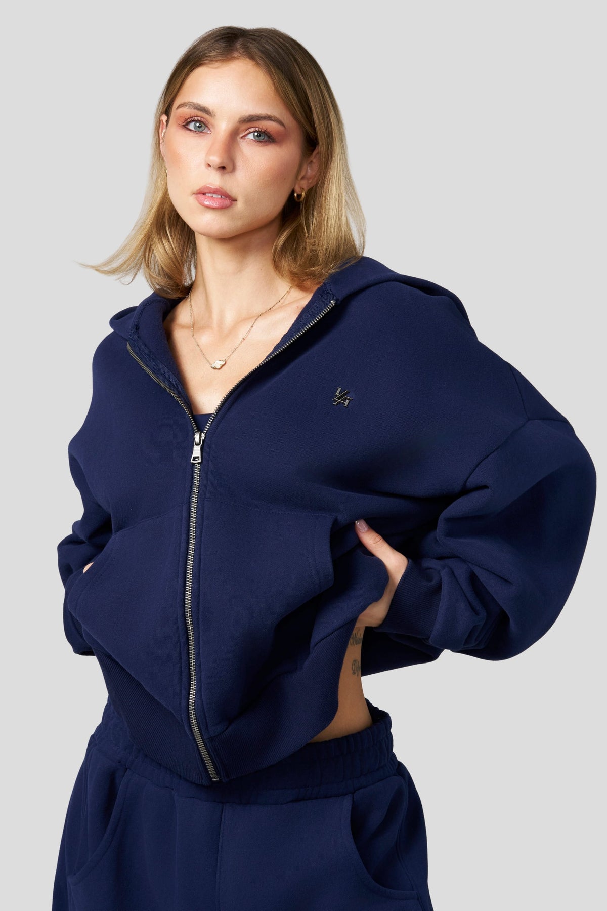 W5210 - Studio Edit Zip Hoodie New