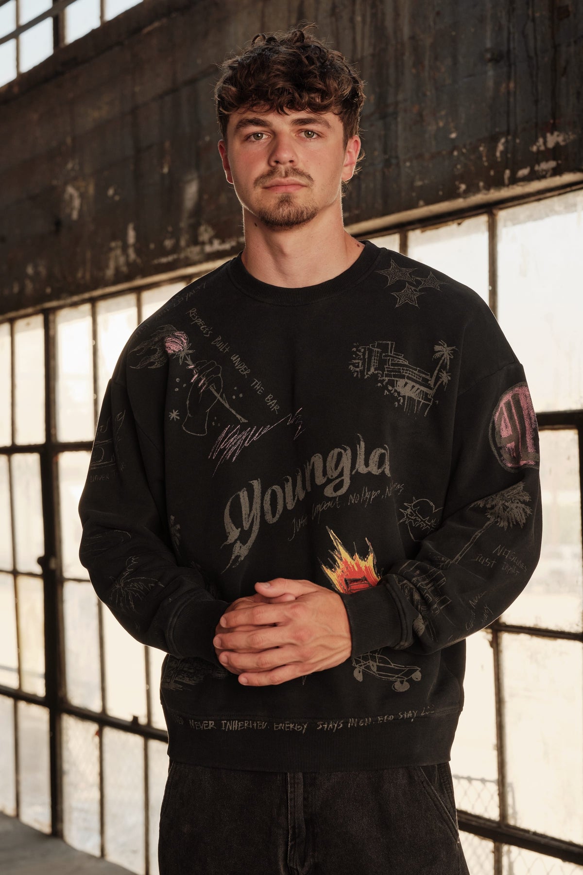 5178 - LA Sketch Crewnecks