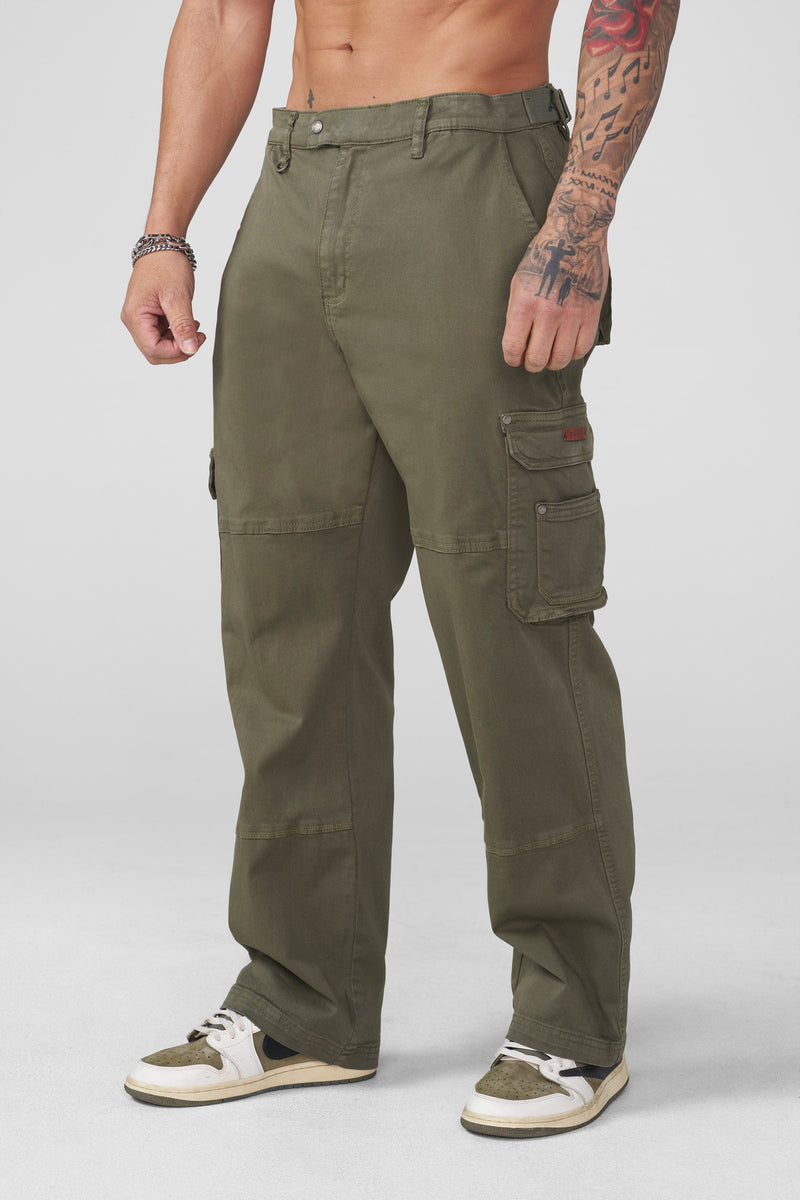 6032 - Old Money Twill Cargo Pants